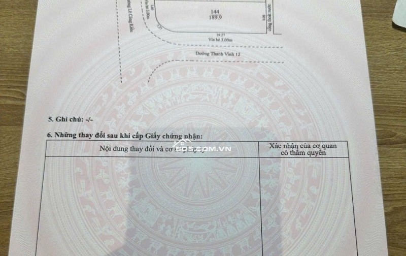 Bán đất GÓC 2MT đường Lê Công Kiều và Thanh Vinh 12